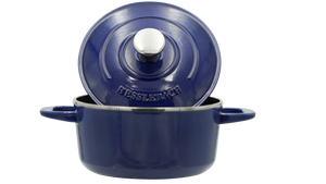 Hesslebach Cookware 6 inch 1 1/2 quart Dutch Oven. - Stainless Steel Dutch Ovens Nontoxic Cookware | Hesslebach Cookware